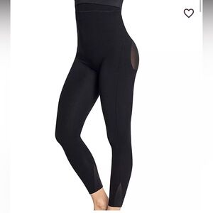 Leonisa Invisible Body Shaper with Leg Compression S/M Black New With Tags